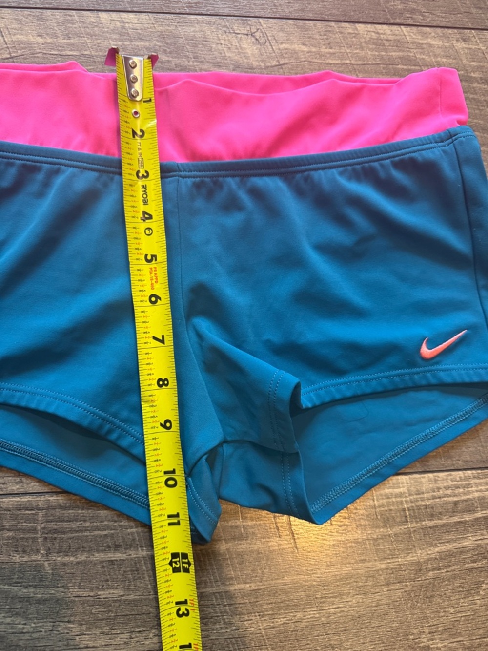 Nike Hot Pink and Teal Athletic Tankini Set - Picture 5 of 11